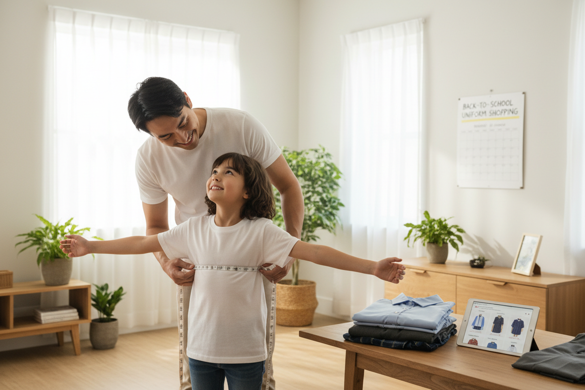 How to Measure Your Child for Uniform Sizing