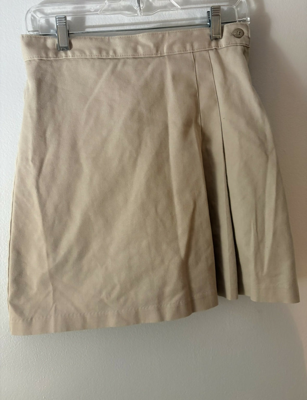 2 Pleat Khaki Skort