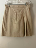2 Pleat Khaki Skort