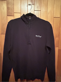 Quarter Zip Pullover Sweater with embroidered logo