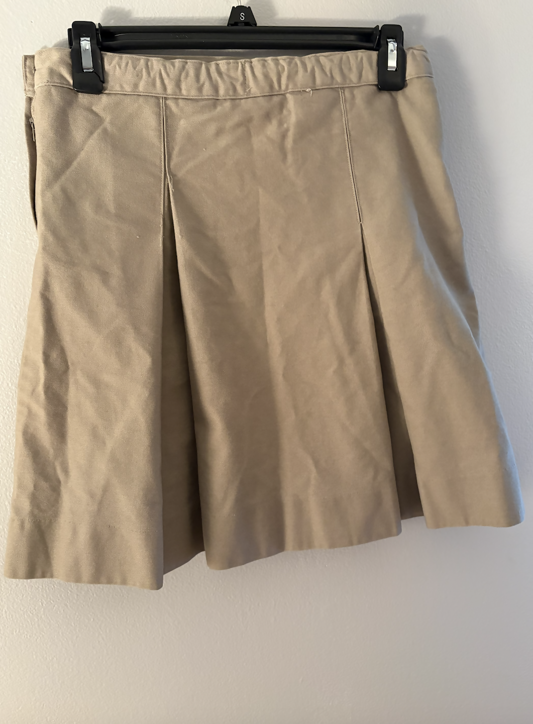 Pleated Skirt with Elastic Waist