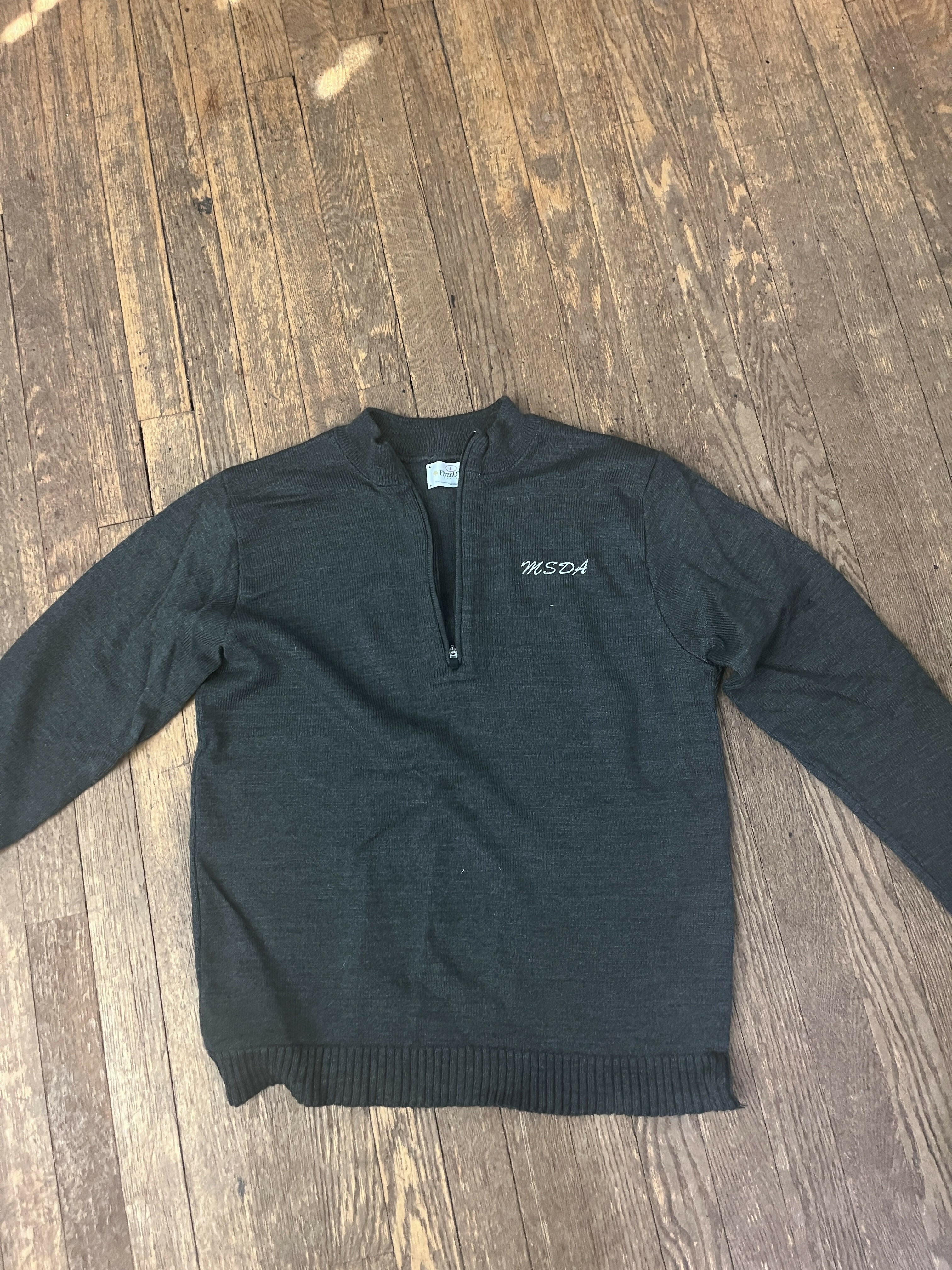 Grey Quarter Zip
