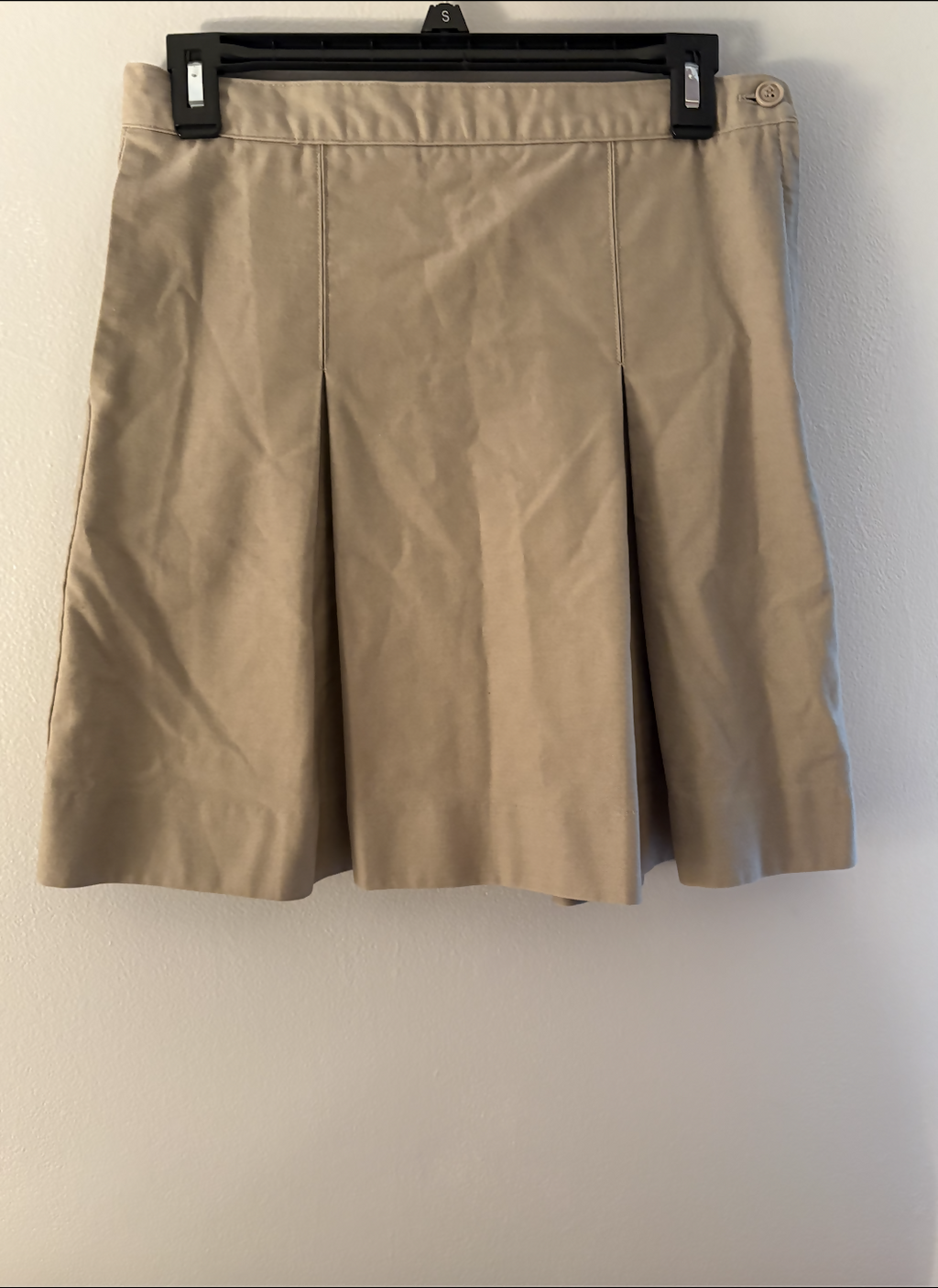 Pleated Skirt with Elastic Waist