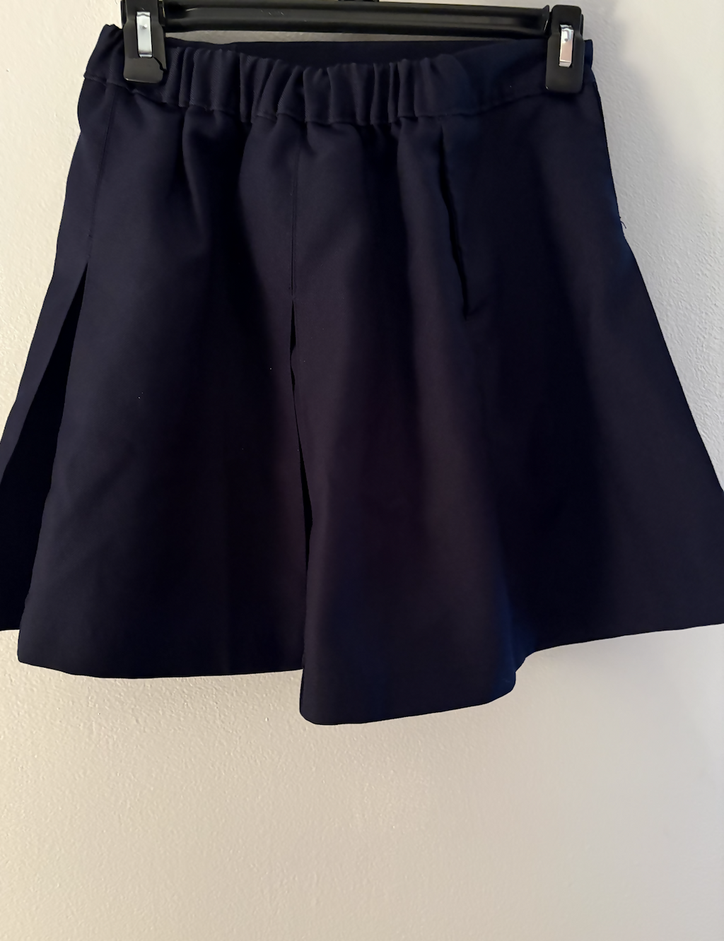 Pleated Skirt with Elastic Waist