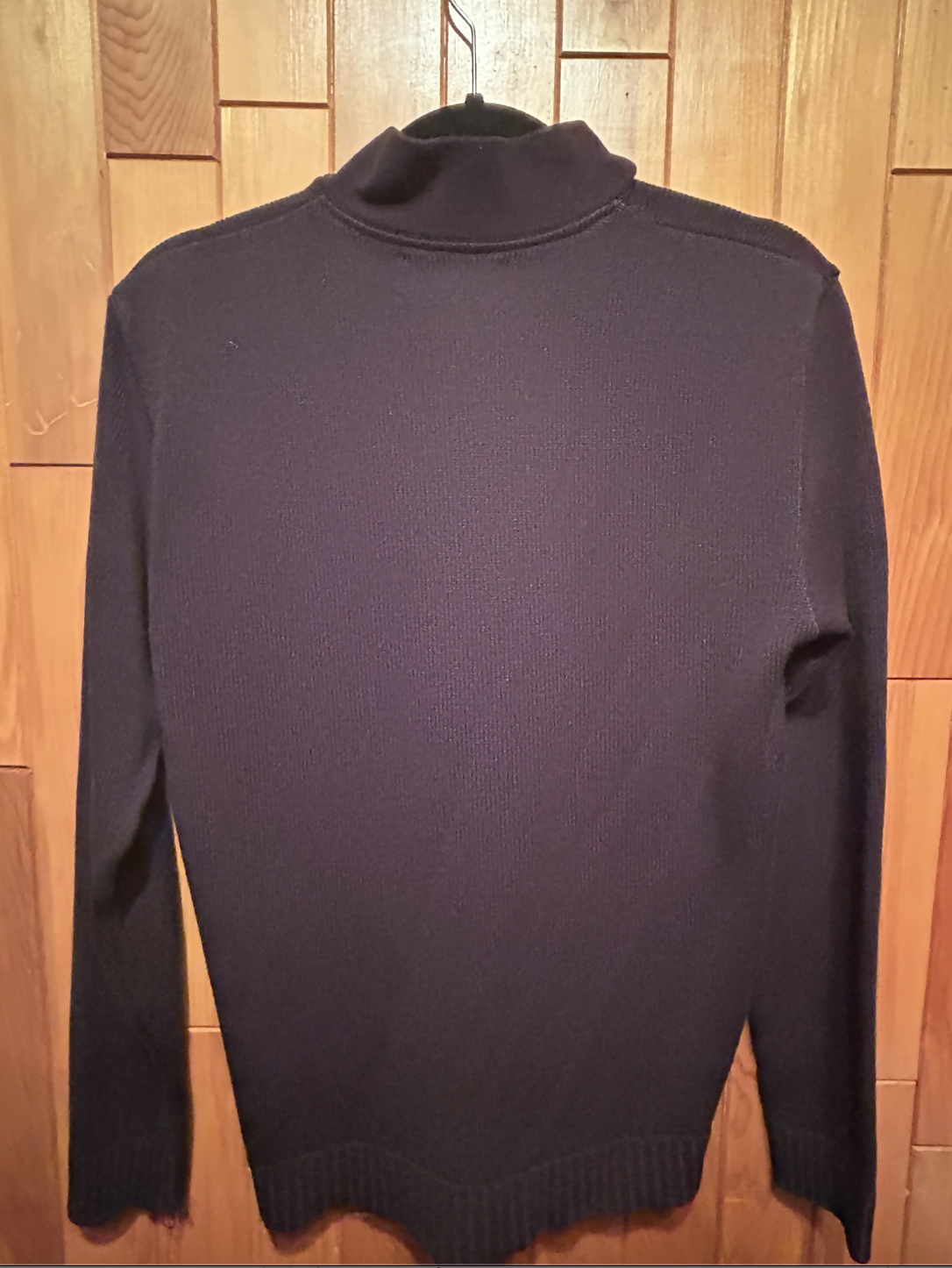 Quarter Zip Pullover Sweater with embroidered logo
