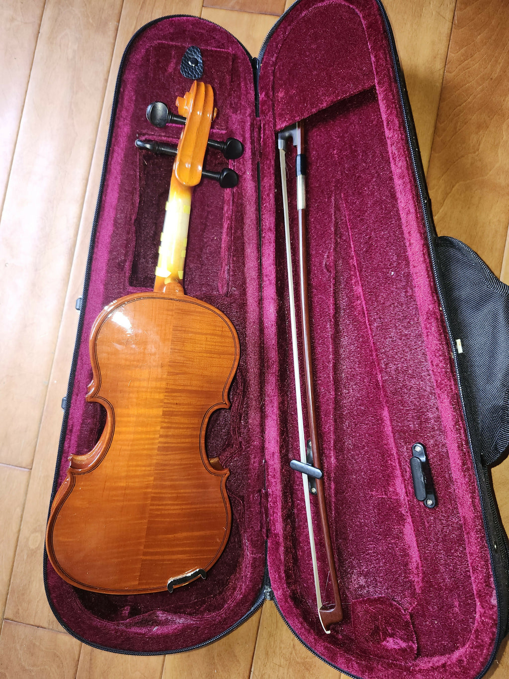 One Eighth Size Junior Violin with Hard Case and Bow