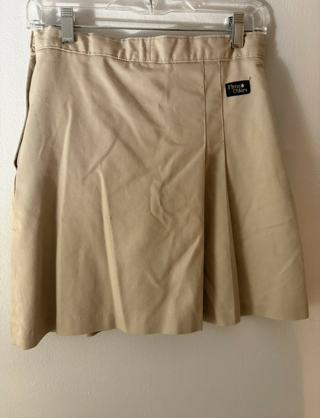 2 Pleat Khaki Skort
