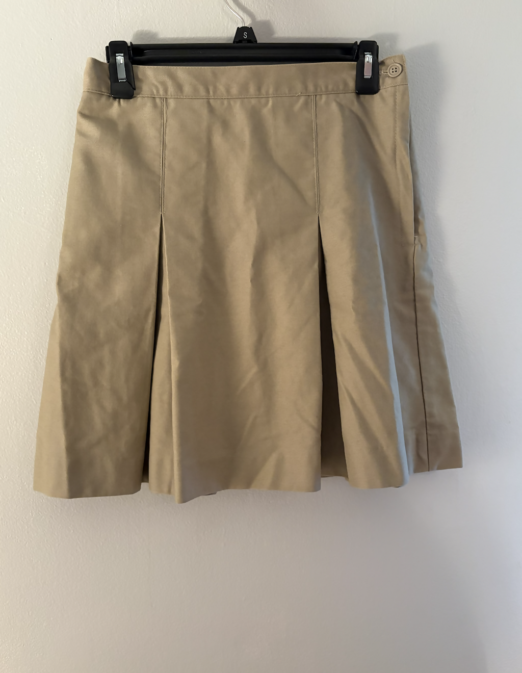 Pleated Skirt with Elastic Waist