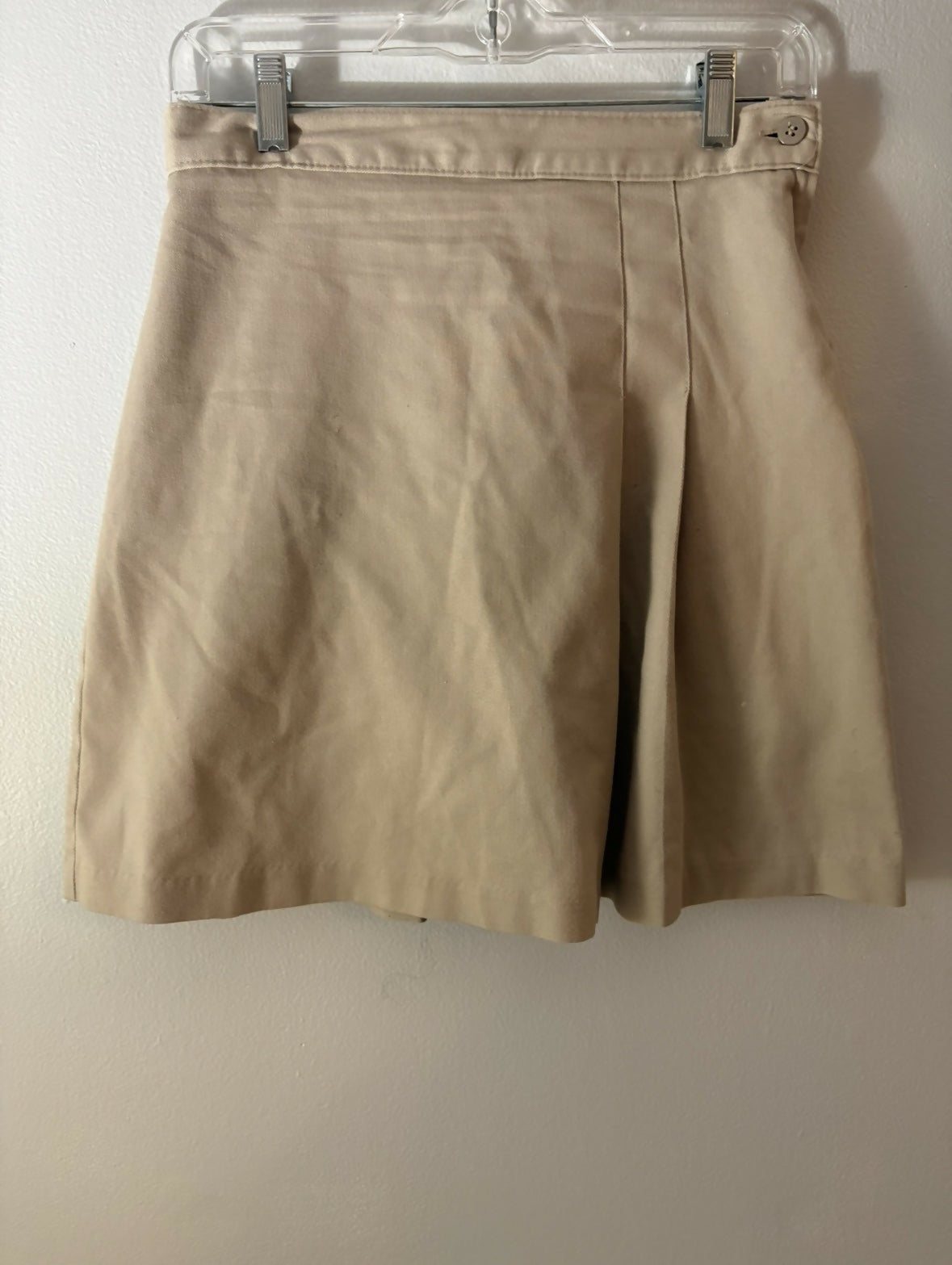 2 Pleat Khaki Skort