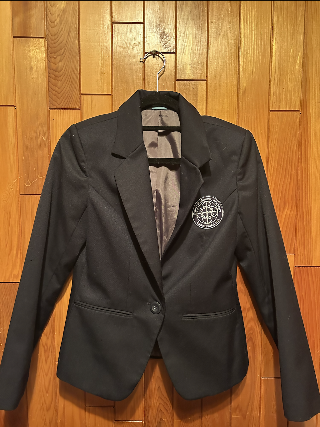 Ladies Fitted Blazer with school emblem