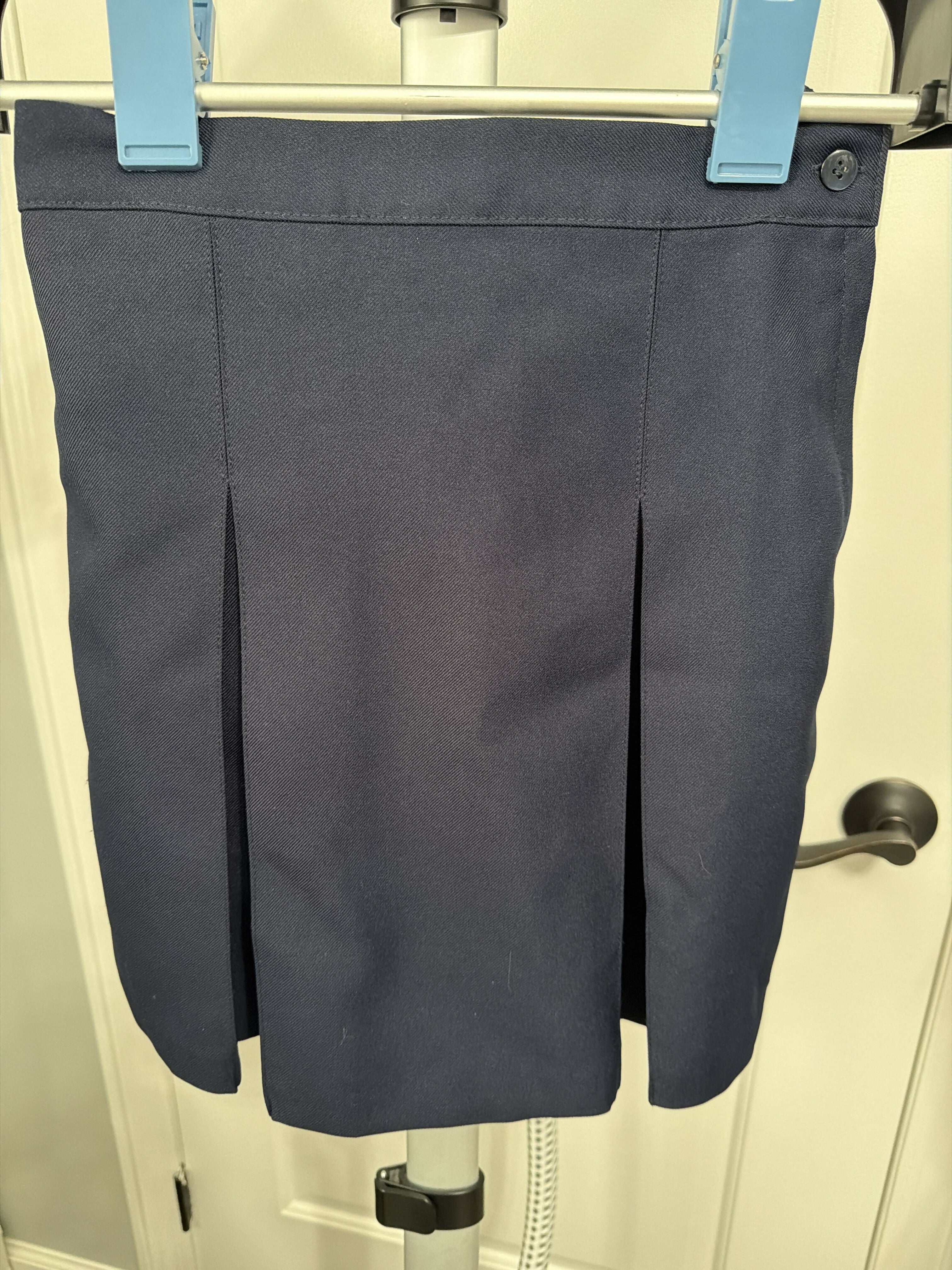 Pleated Skirt with Elastic Waist