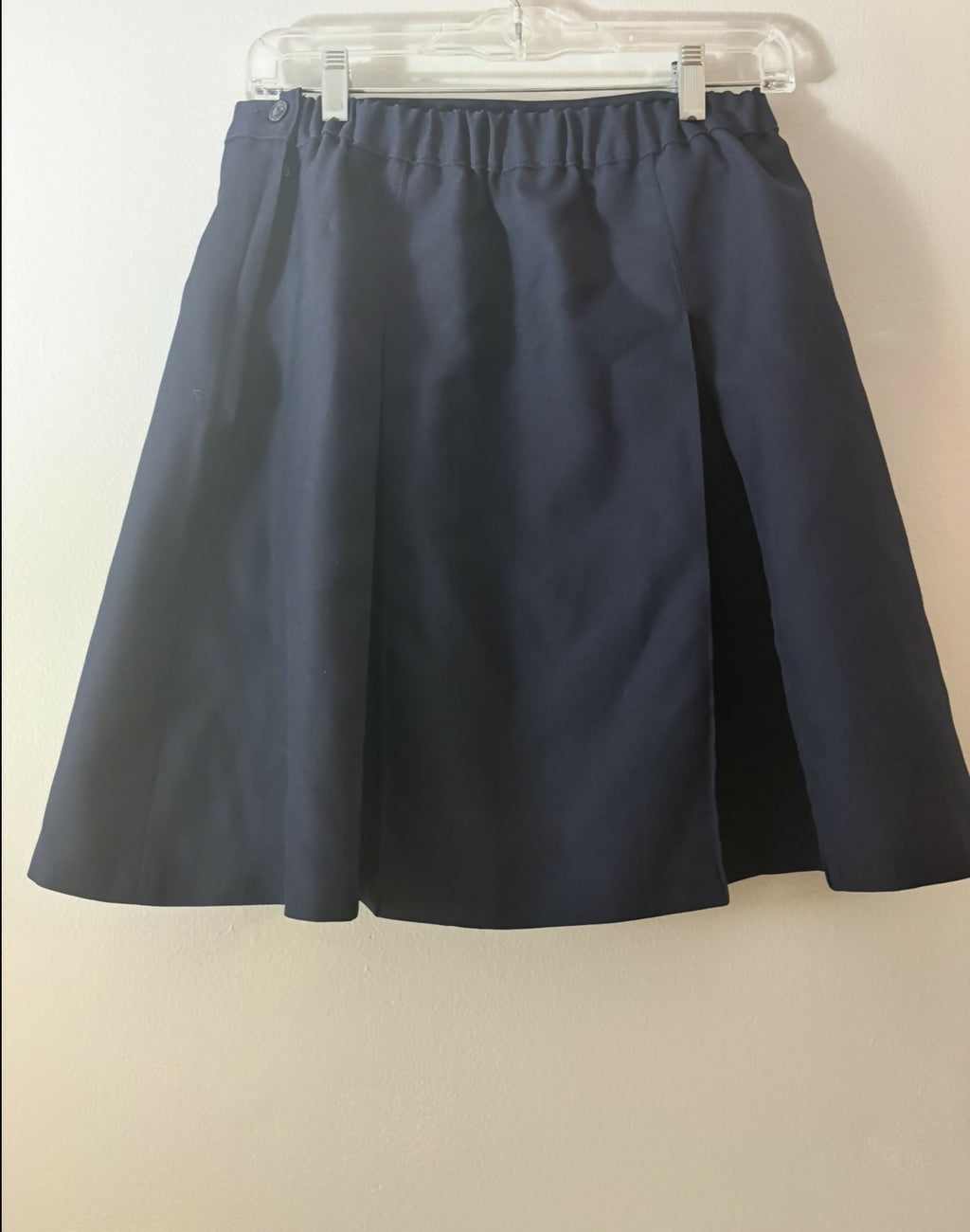 Pleated Skirt with Elastic Waist