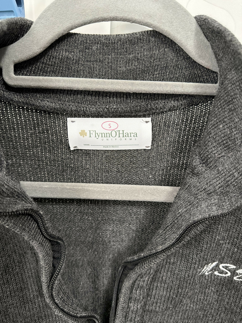 Quarter Zip Pullover Sweater with logo