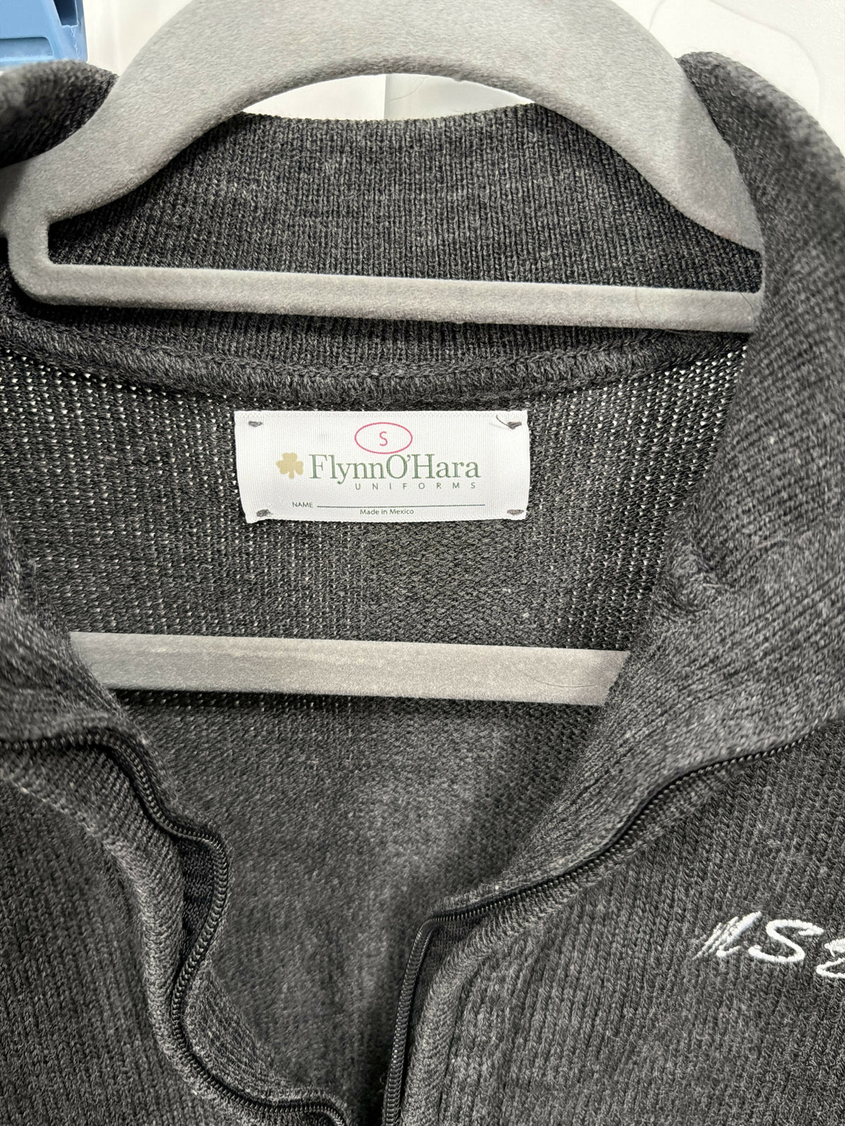 Quarter Zip Pullover Sweater with logo